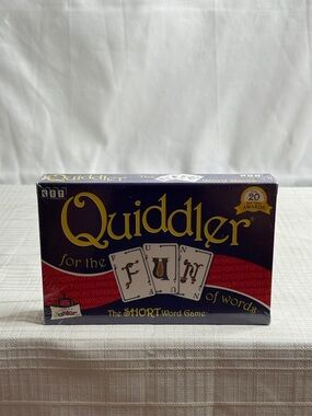 Quiddler The Short Word Game Party Card Game SET Enterprises BRAND NEW SEALED